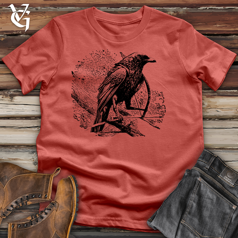 Raven Hood Cotton Tee