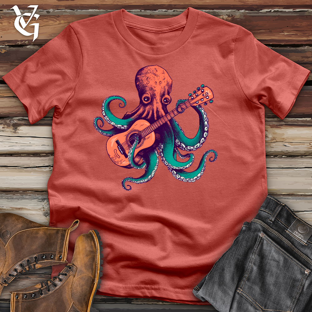 Octopus Guitarist Cotton Tee