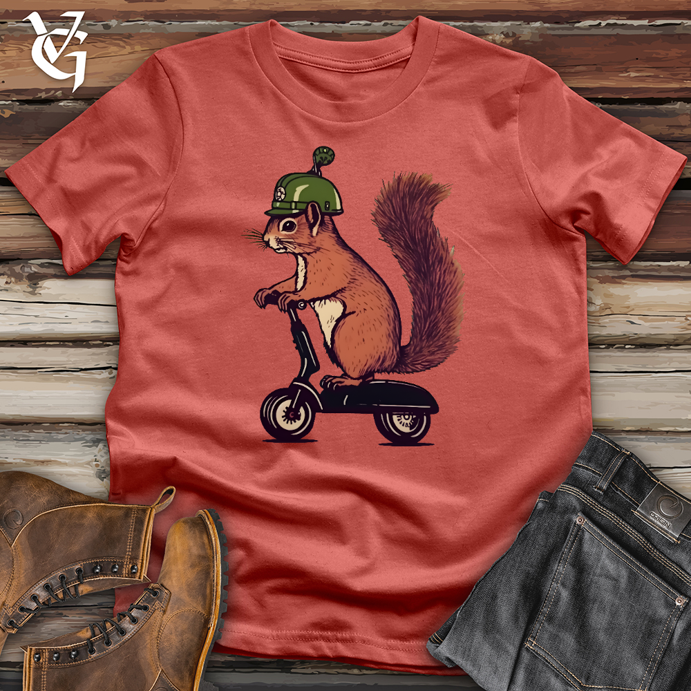 Squirrel Scoot Cotton Tee