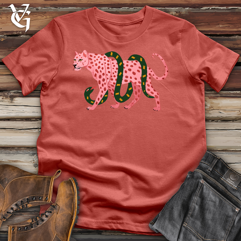 Pink Cheetah Cotton Tee