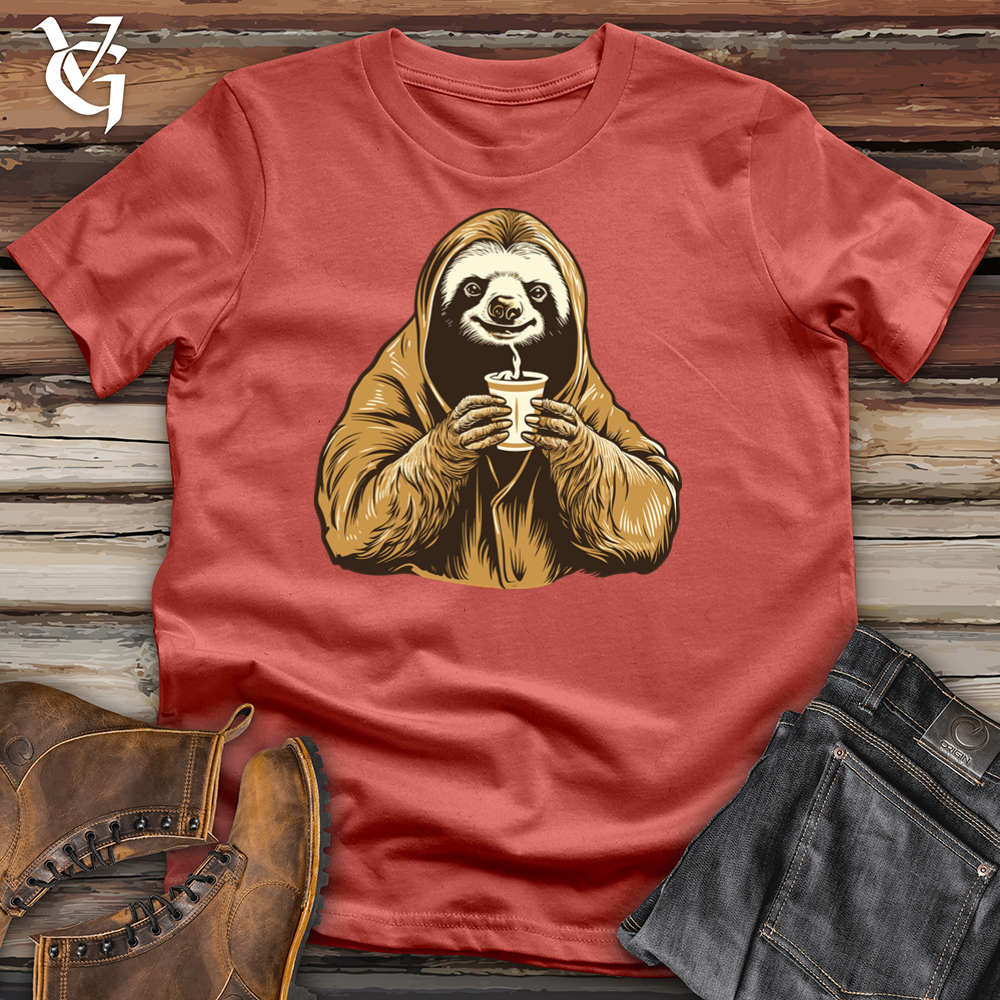 Caffeinated Sloth Bliss Cotton Tee
