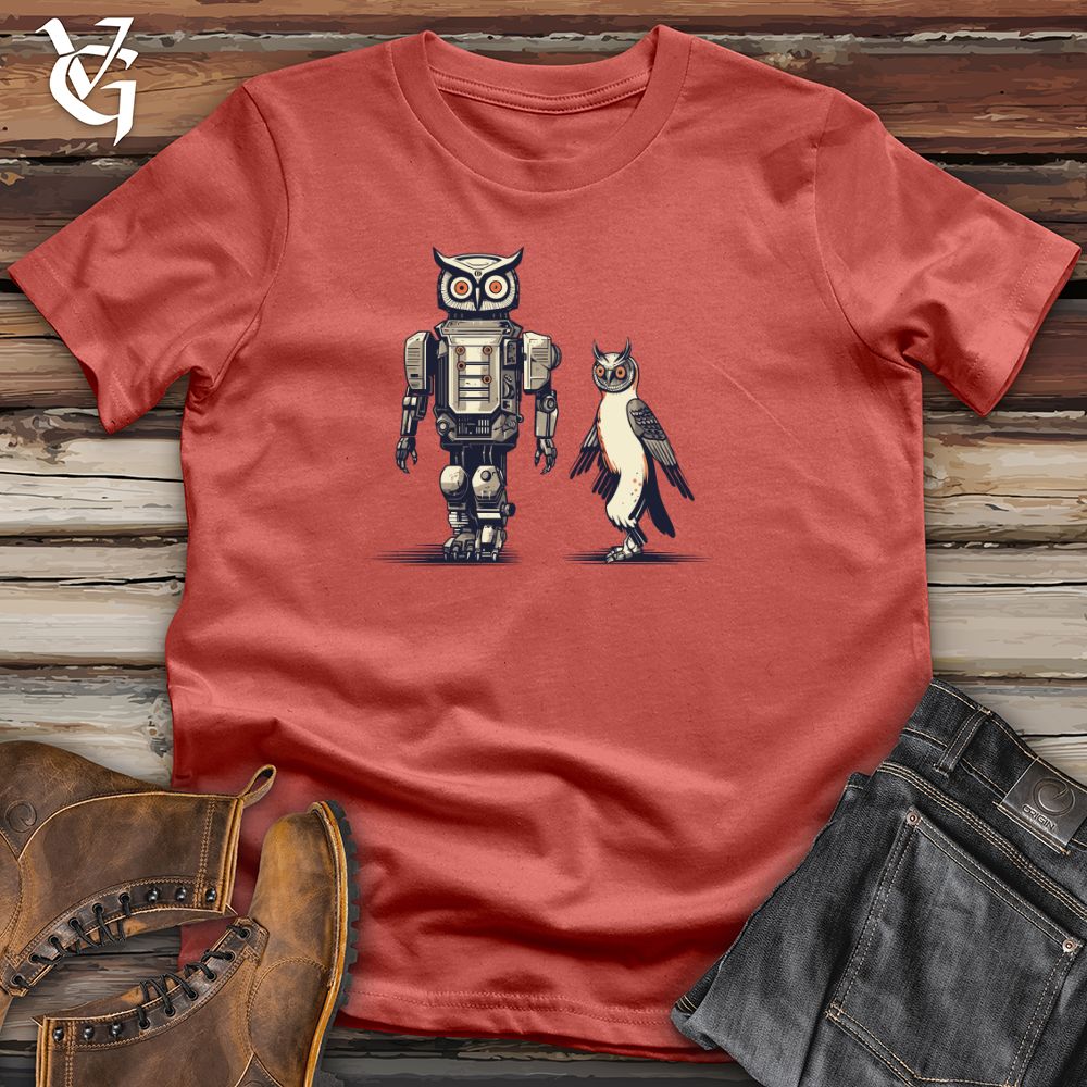 Mech Owl Companion 01 Cotton Tee