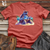 Sea Turtle Reading a Book Cotton Tee