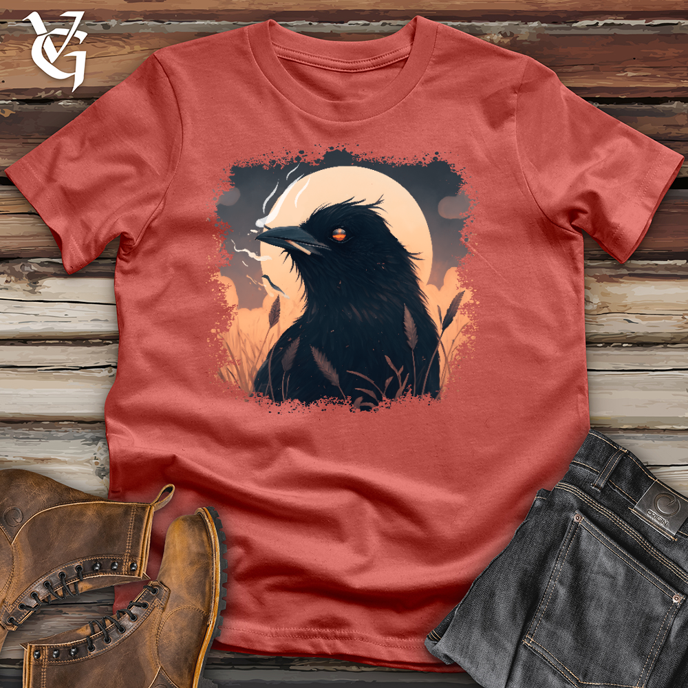 Smoking Raven Cotton Tee