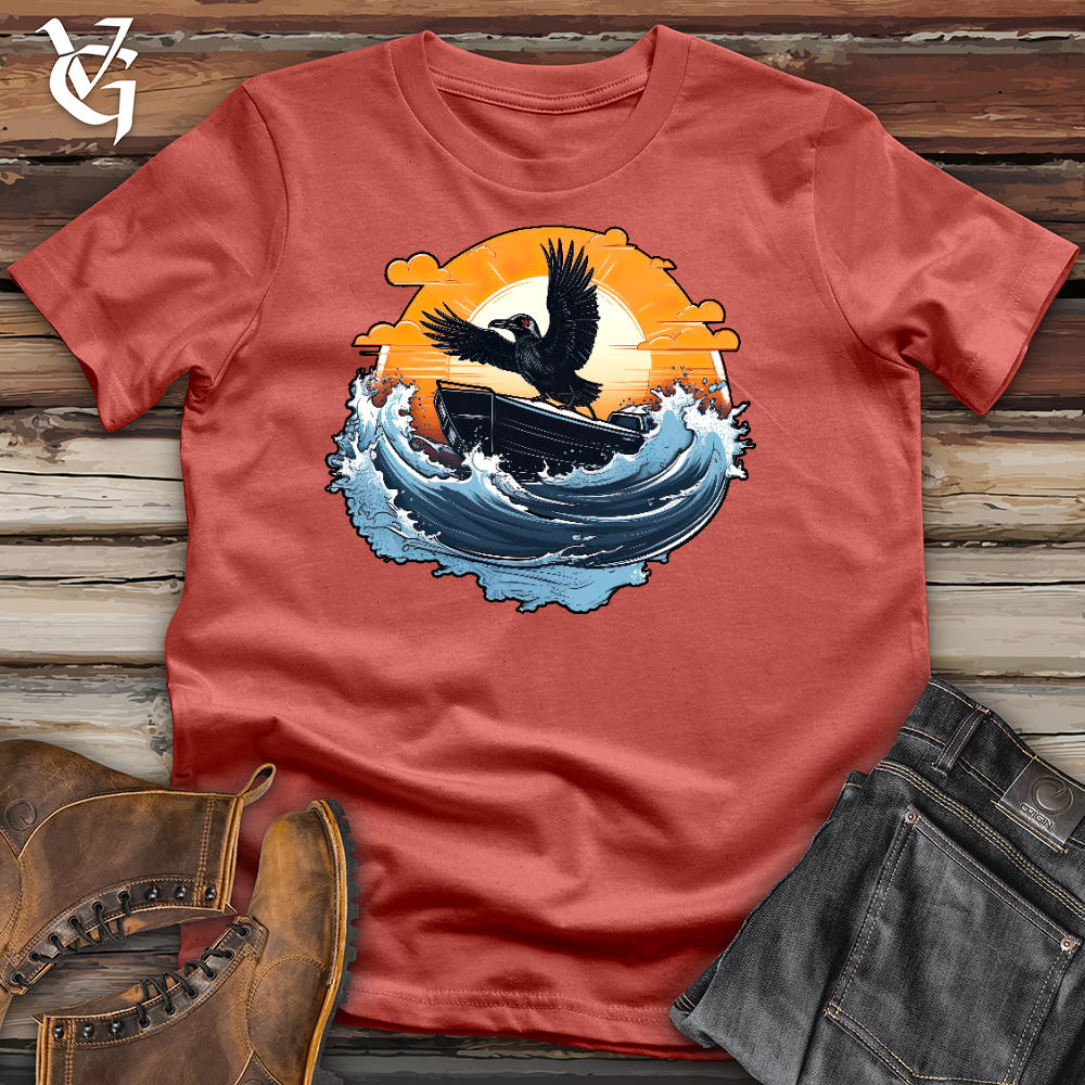 Raven Speed Boat Racer Cotton Tee