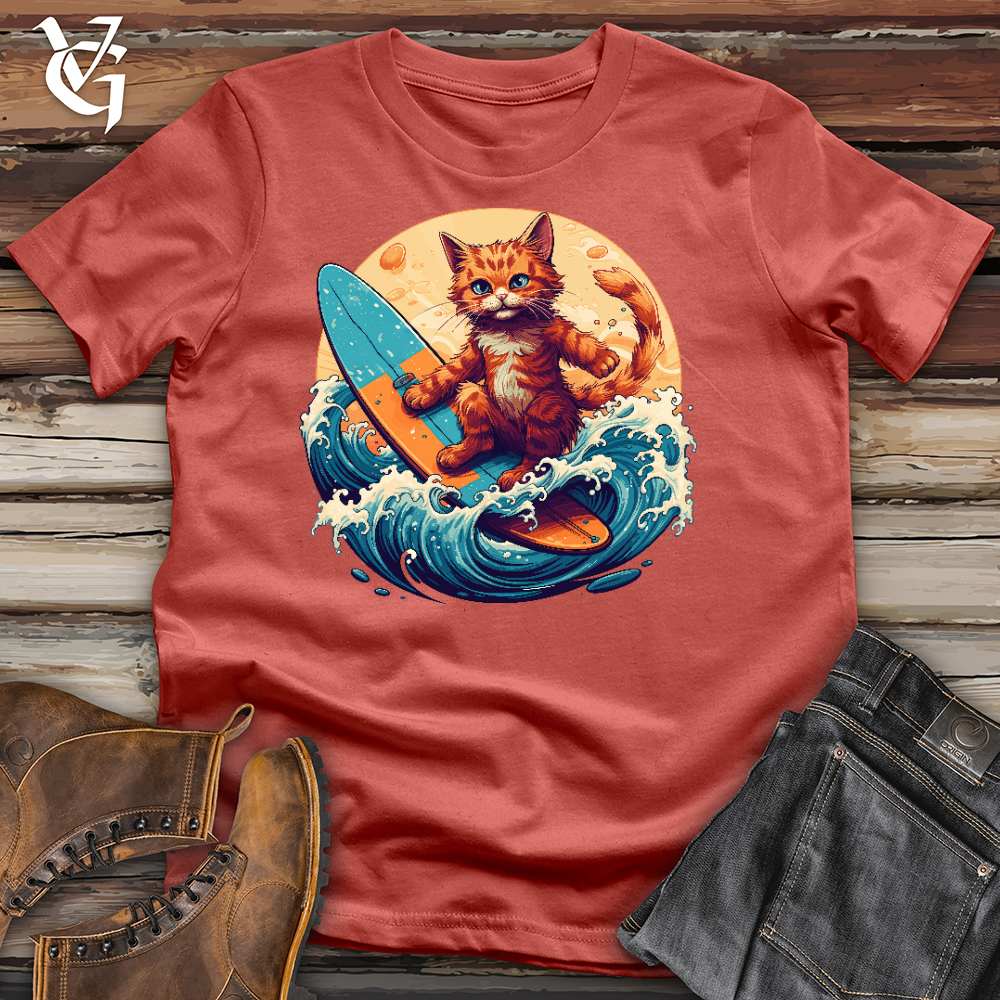 Surf'n Cat Cotton Tee