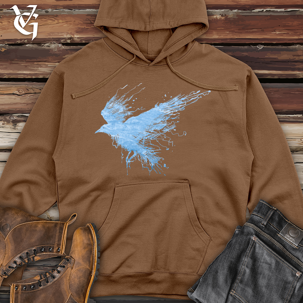 Smokey Winter Raven Midweight Hooded Sweatshirt