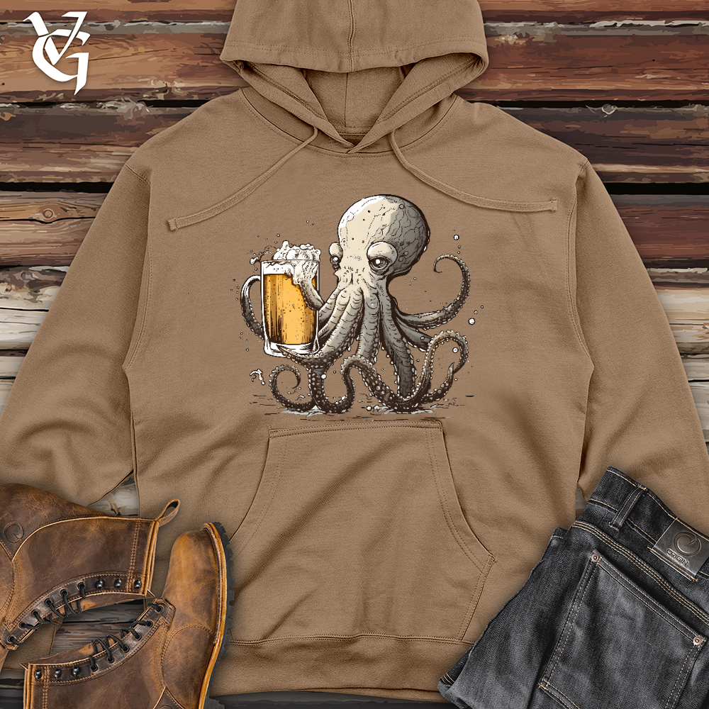 Octopus Happy Hour Midweight Hooded Sweatshirt