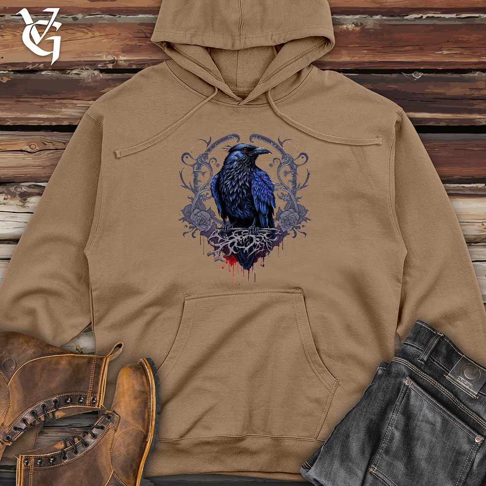 Odins Raven Midweight Hooded Sweatshirt