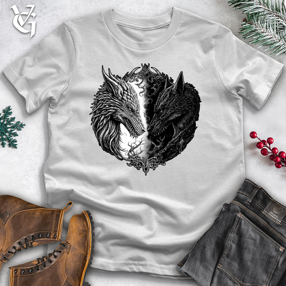 Dragon and Wolf Cotton Tee