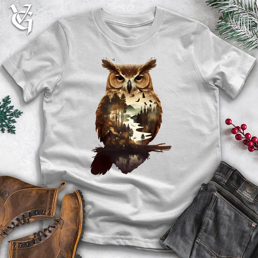 Owl Of The River Cotton Tee