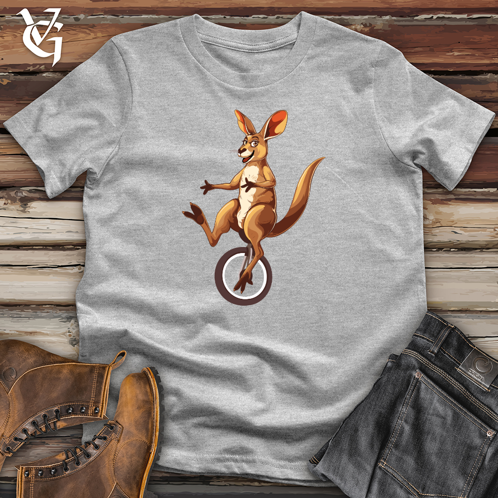 Kangaroo Unicycle Joy Softstyle Tee