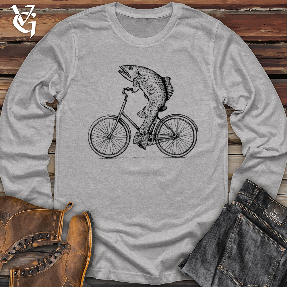 Fish On Wheels Softstyle Long Sleeve