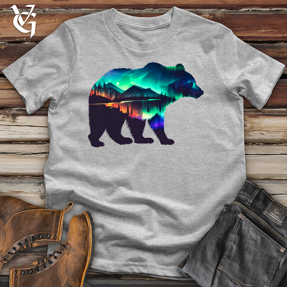 Northern Lights Bear Softstyle Tee