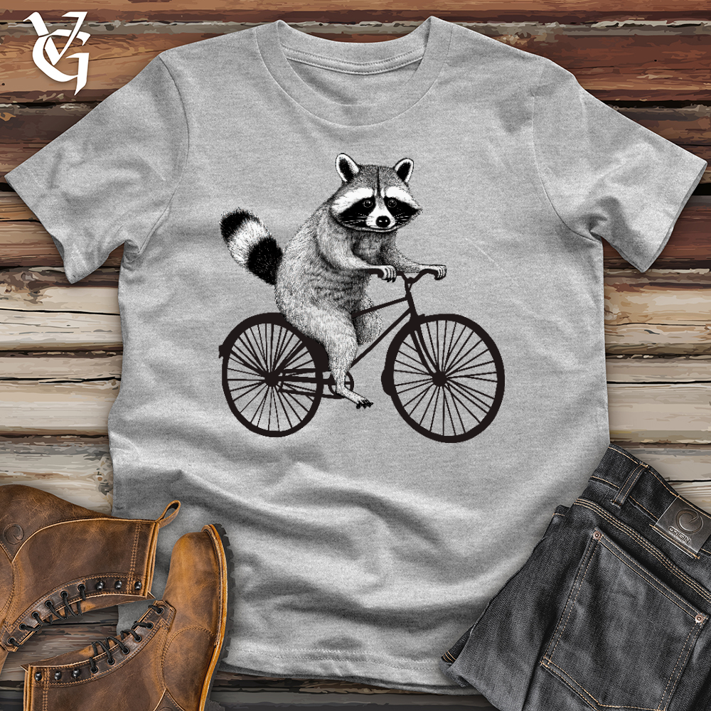 Raccoon on a Bike Softstyle Tee