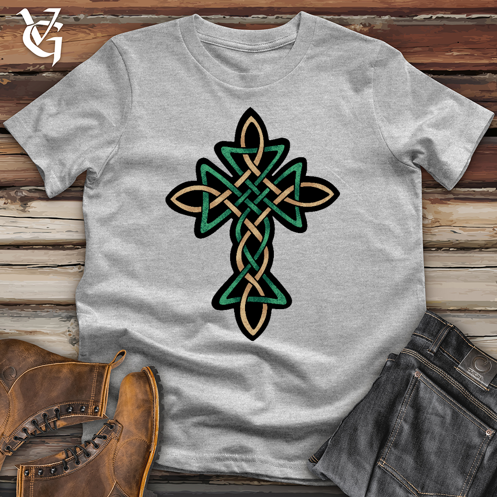 Celtic Golden Cross Softstyle Tee