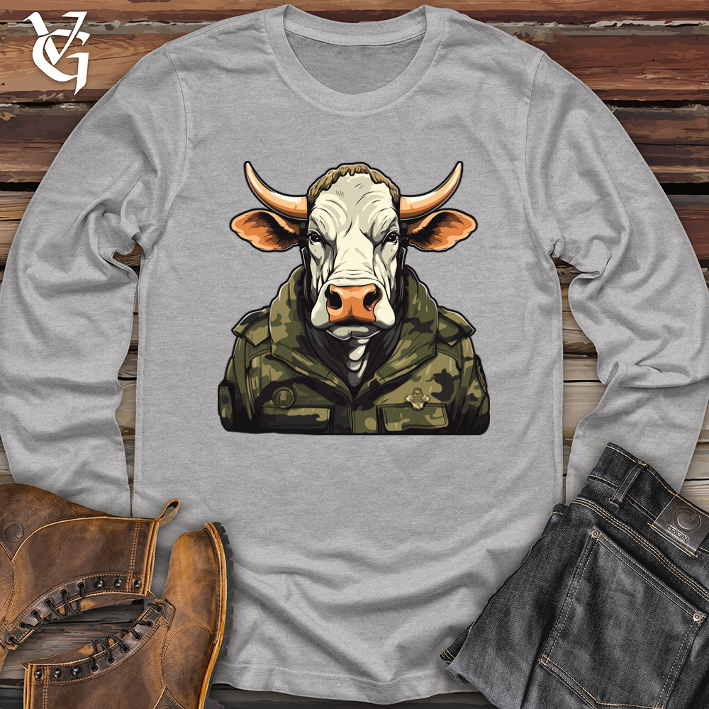 Cow Camo Army Combat Brigade Softstyle Long Sleeve