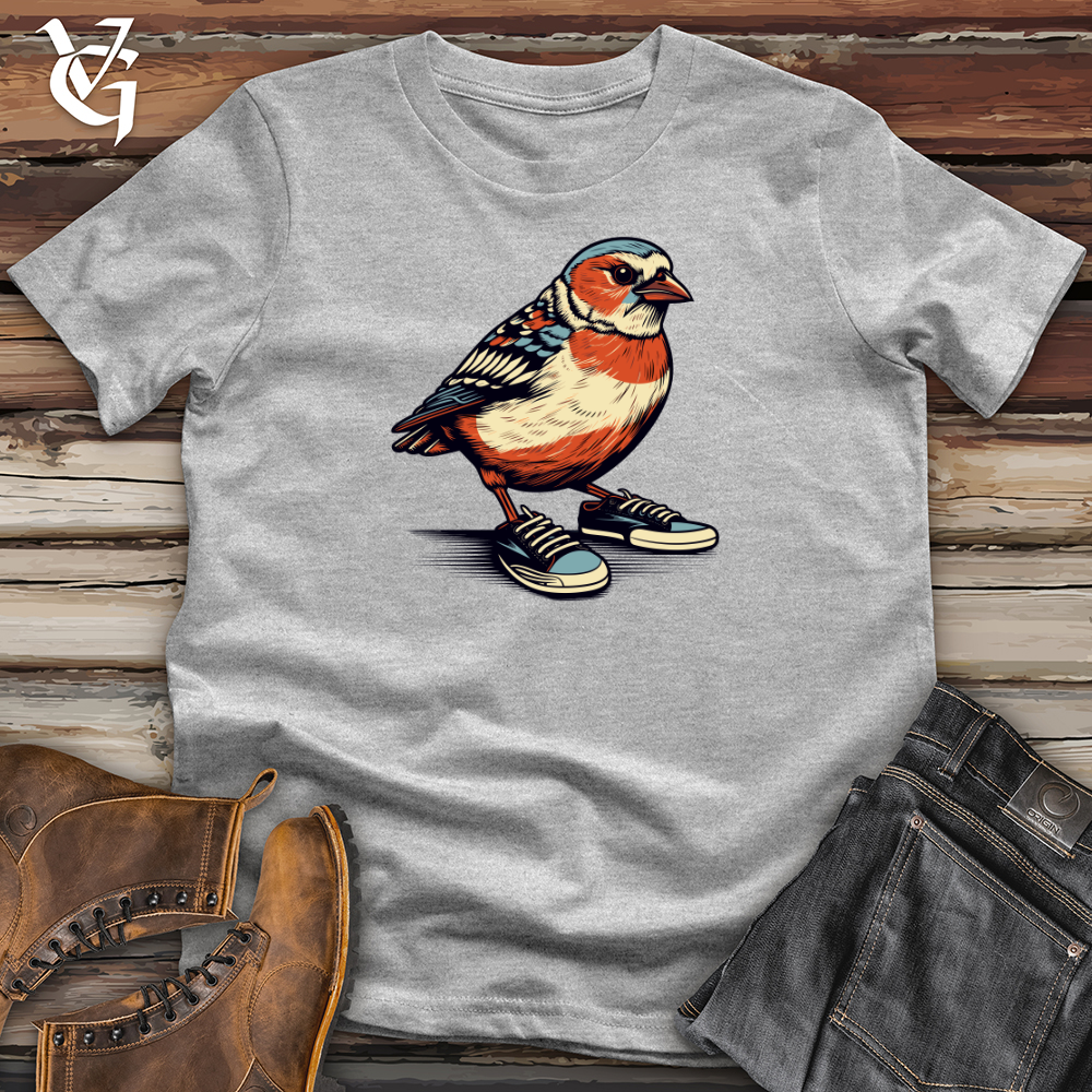 Finch Feathered Sneakers Softstyle Tee