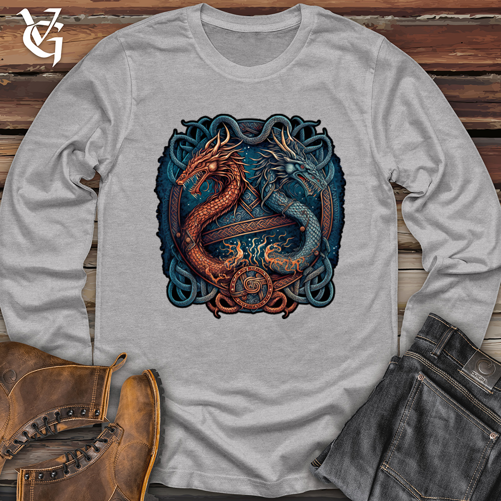 Double Trouble Dragon Softstyle Long Sleeve