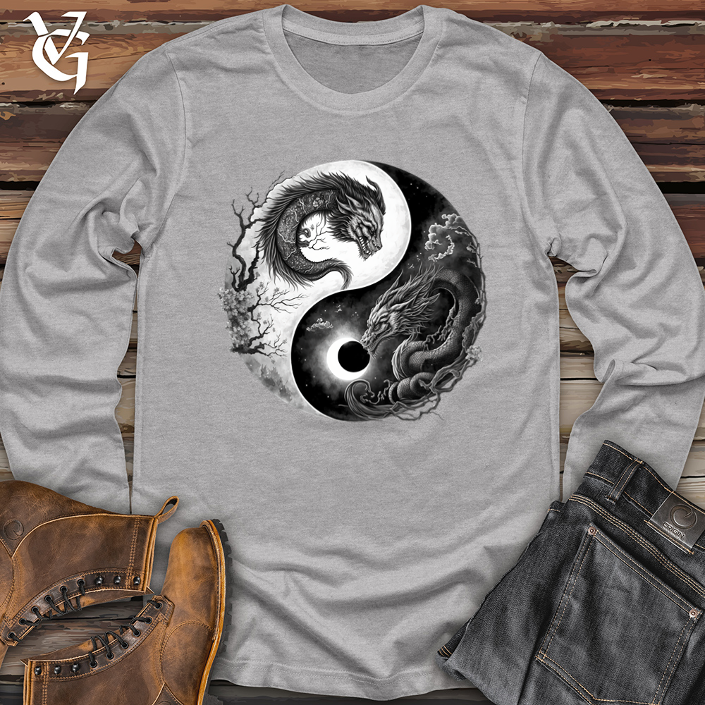 Yin Yang Dragons Softstyle Long Sleeve