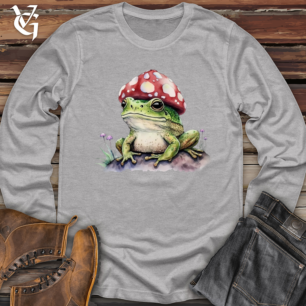 Frog Mushroom Head Softstyle Long Sleeve