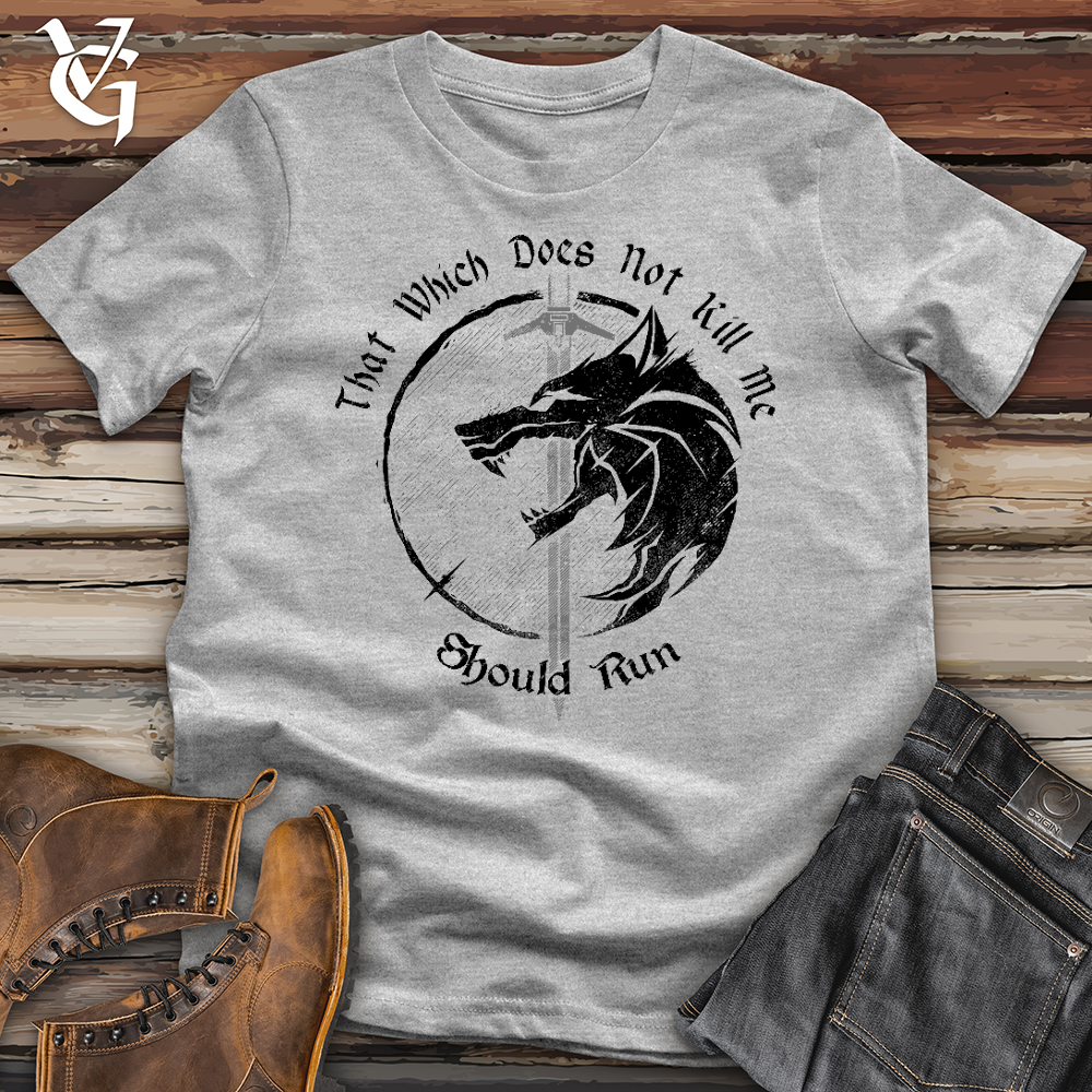 Should Run Wolf Cotton Tee Softstyle Tee