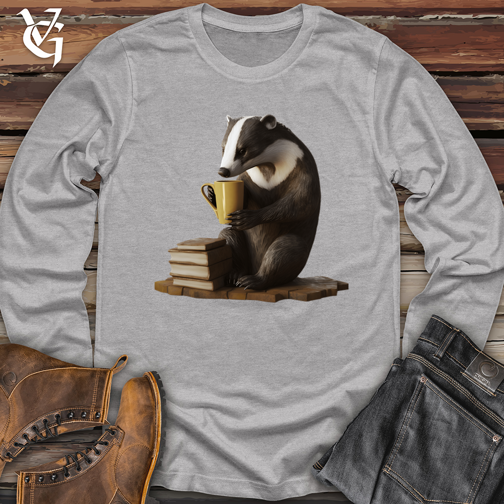 Honey Badger Book Club Softstyle Long Sleeve