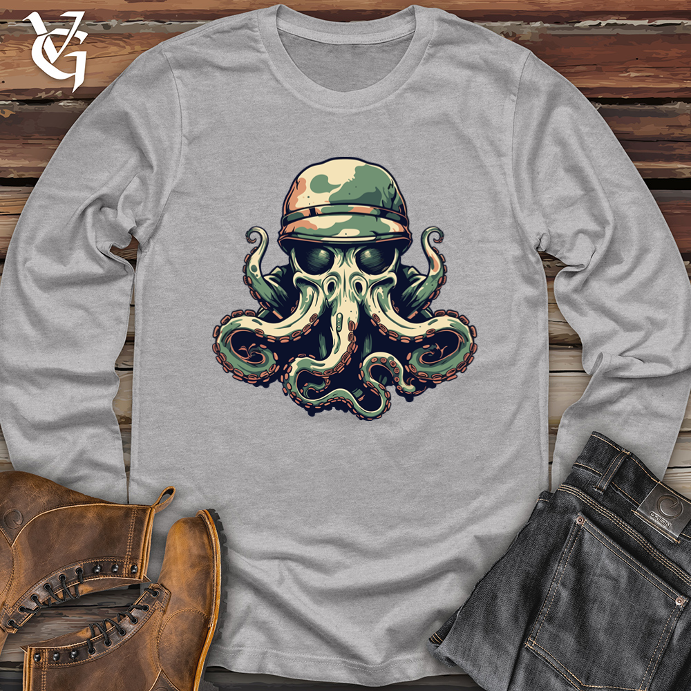 Octopus Camo Army Outfit Operation Softstyle Long Sleeve