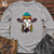 Colorful Beanie Cow Softstyle Long Sleeve