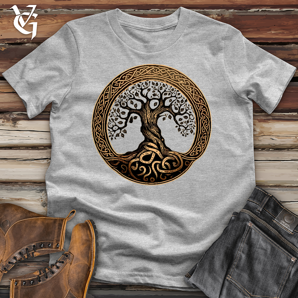 Ornate Golden Tree of Life Softstyle Tee