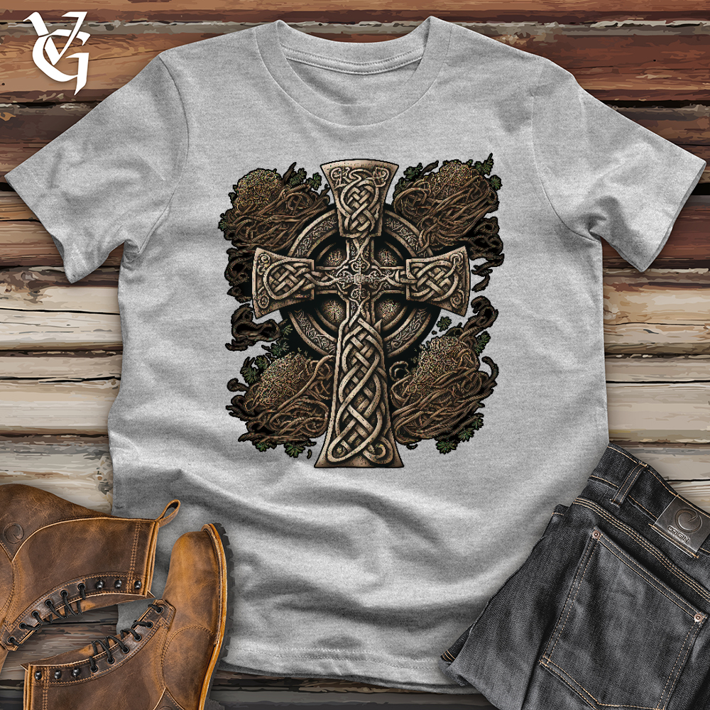 Celtic Cross of the Forest Softstyle Tee