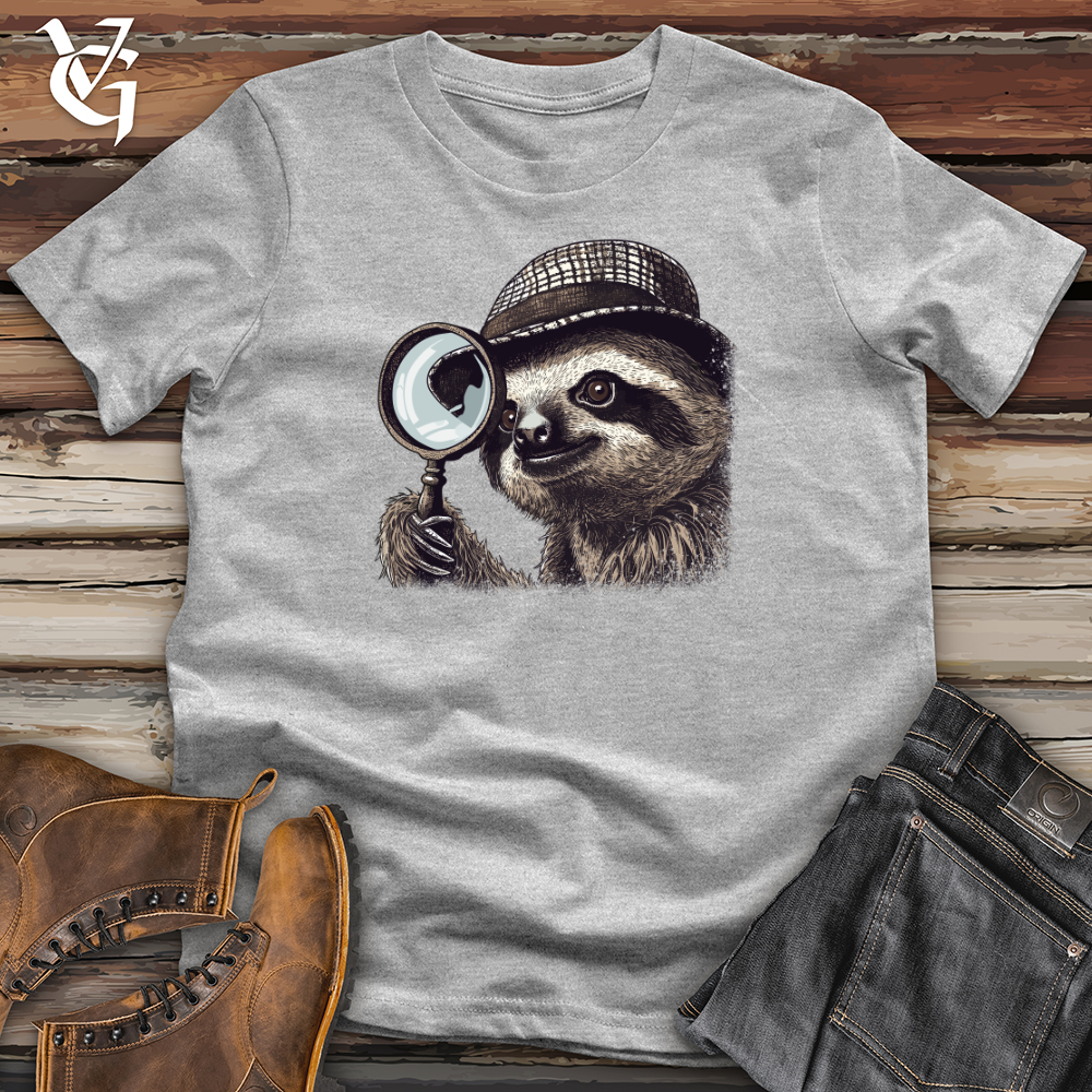 Sleuthful Sloth Detective Tee: Uncover the Case of Comfort! - Viking ...