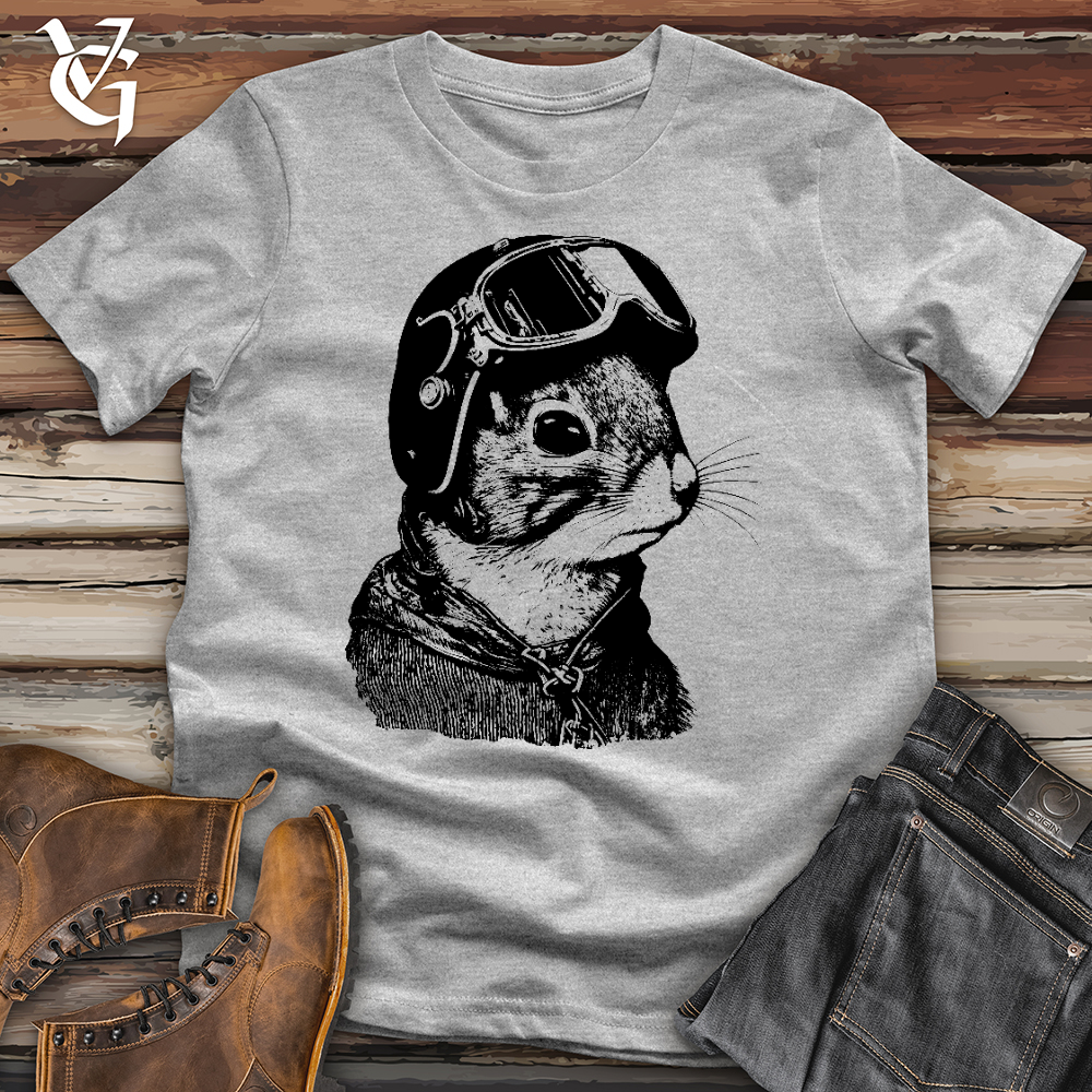 Squirrel Fighter Pilot Softstyle Tee