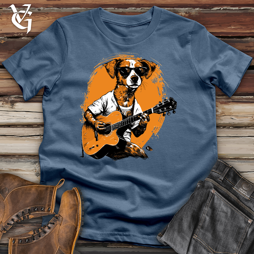 Dog Guitarist Cotton Tee