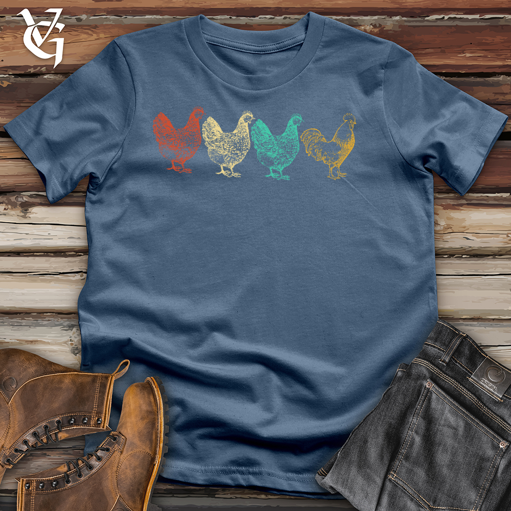Chicken Scene Cotton Tee