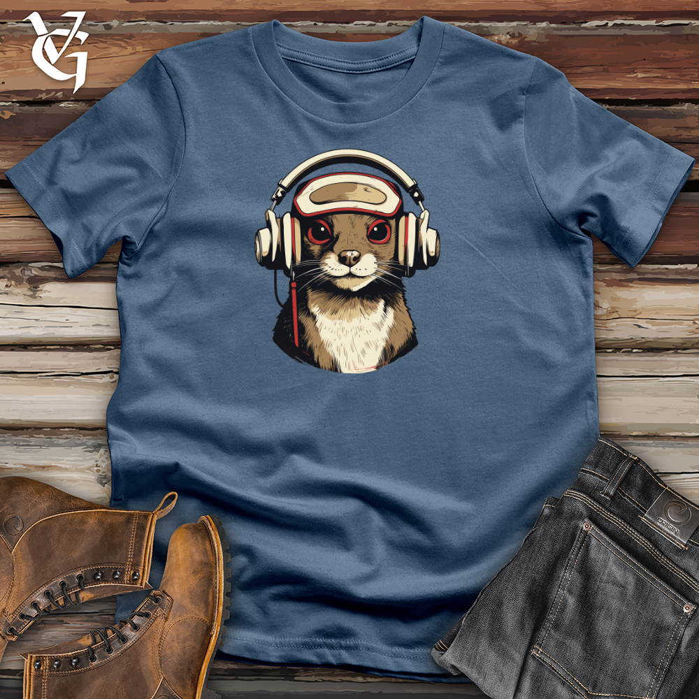 Classic Beats Mongoose Headphone Style Cotton Tee