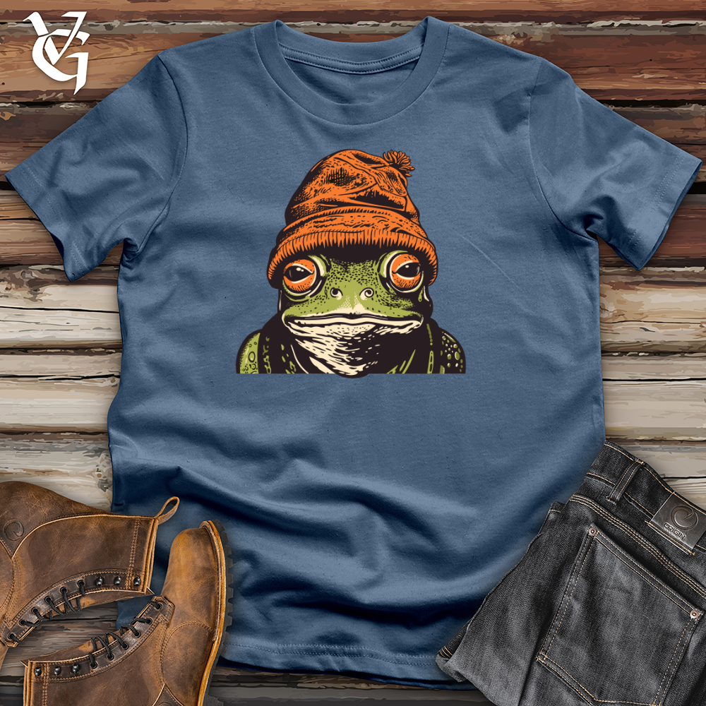 Retro Beanie Frog Cotton Tee