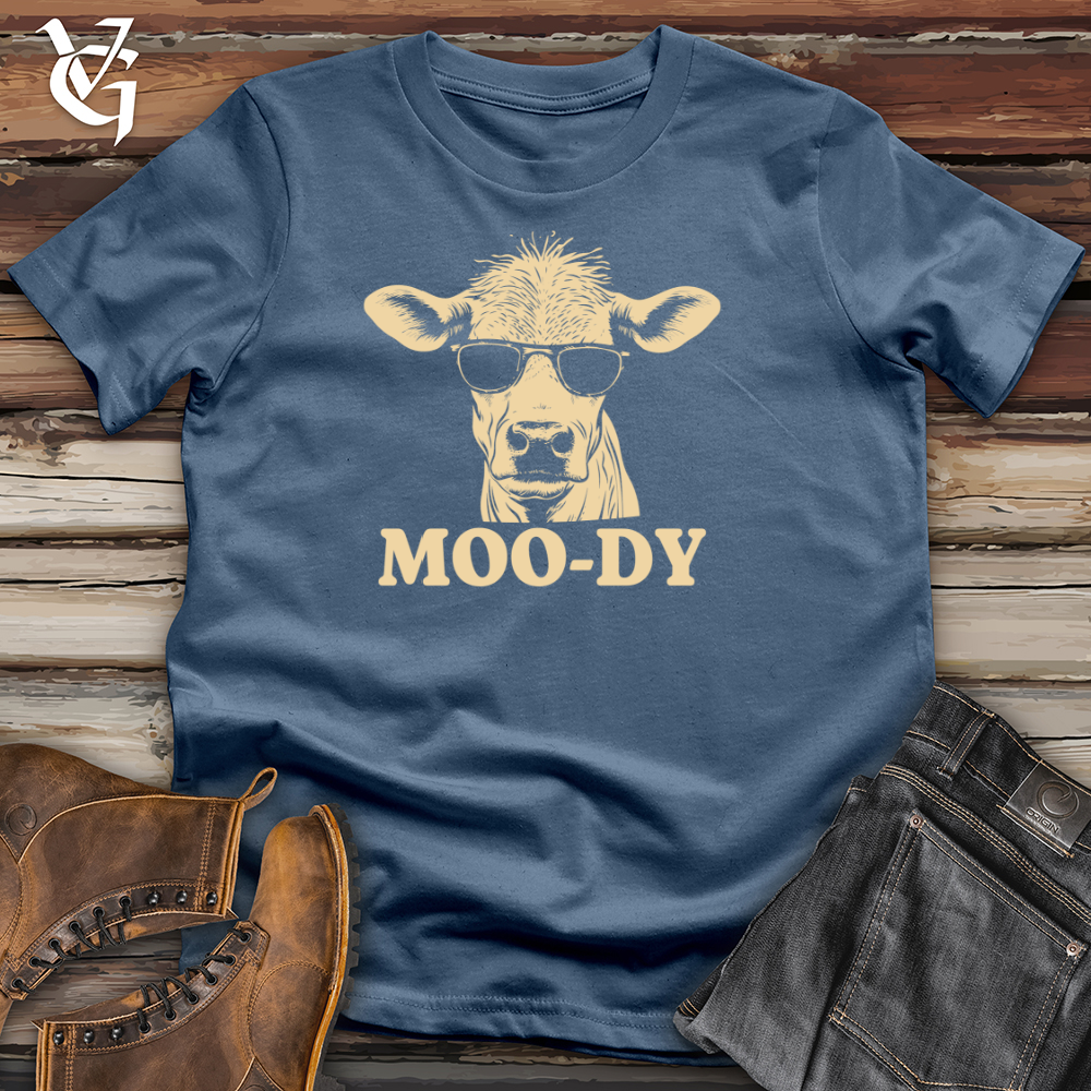 Retro Shades Cow Cotton Tee