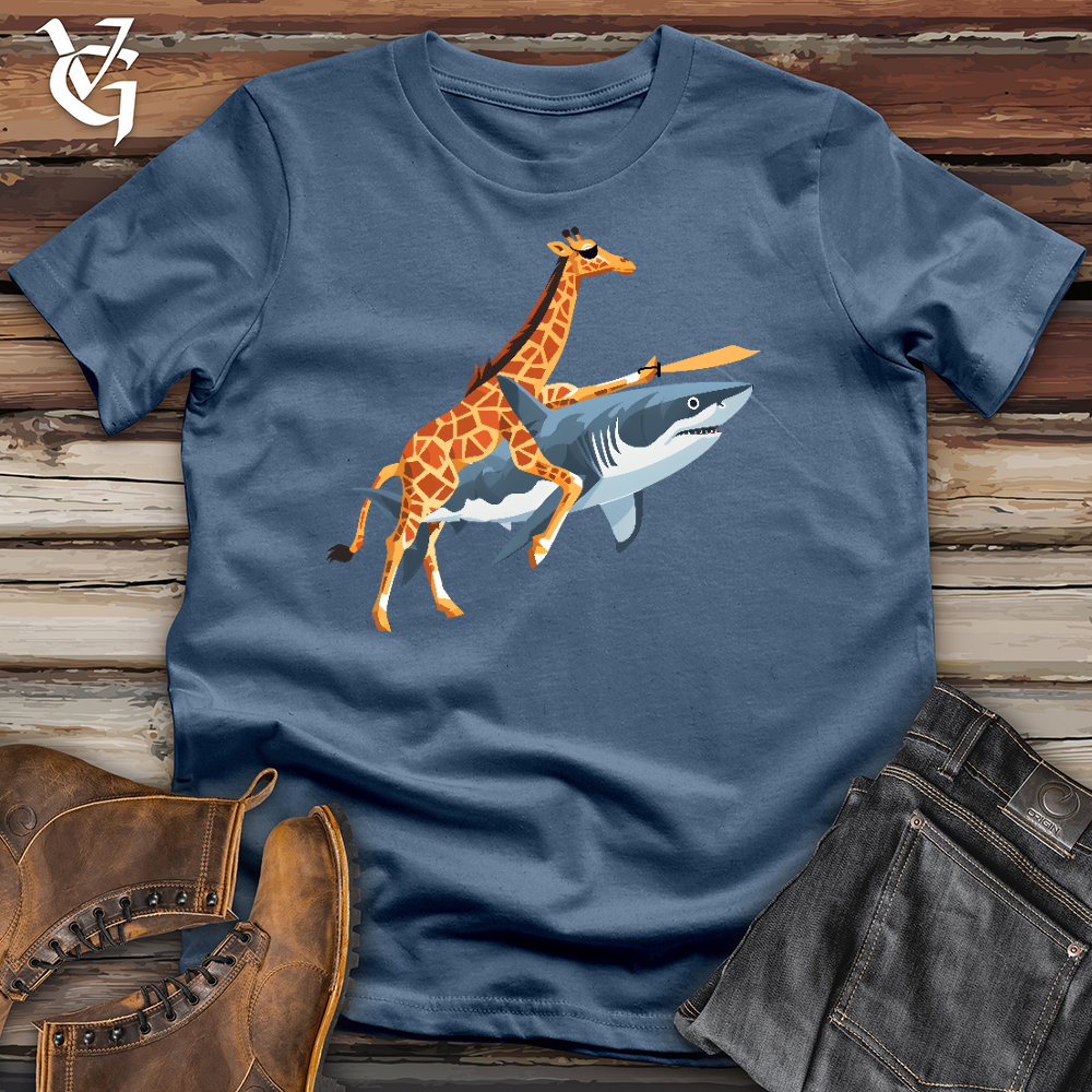 Giraffe Shark Plane Cotton Tee