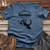 Cat Fly with Parachute Cotton Tee