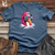 Vintage Ski Masked Flamingo Cotton Tee