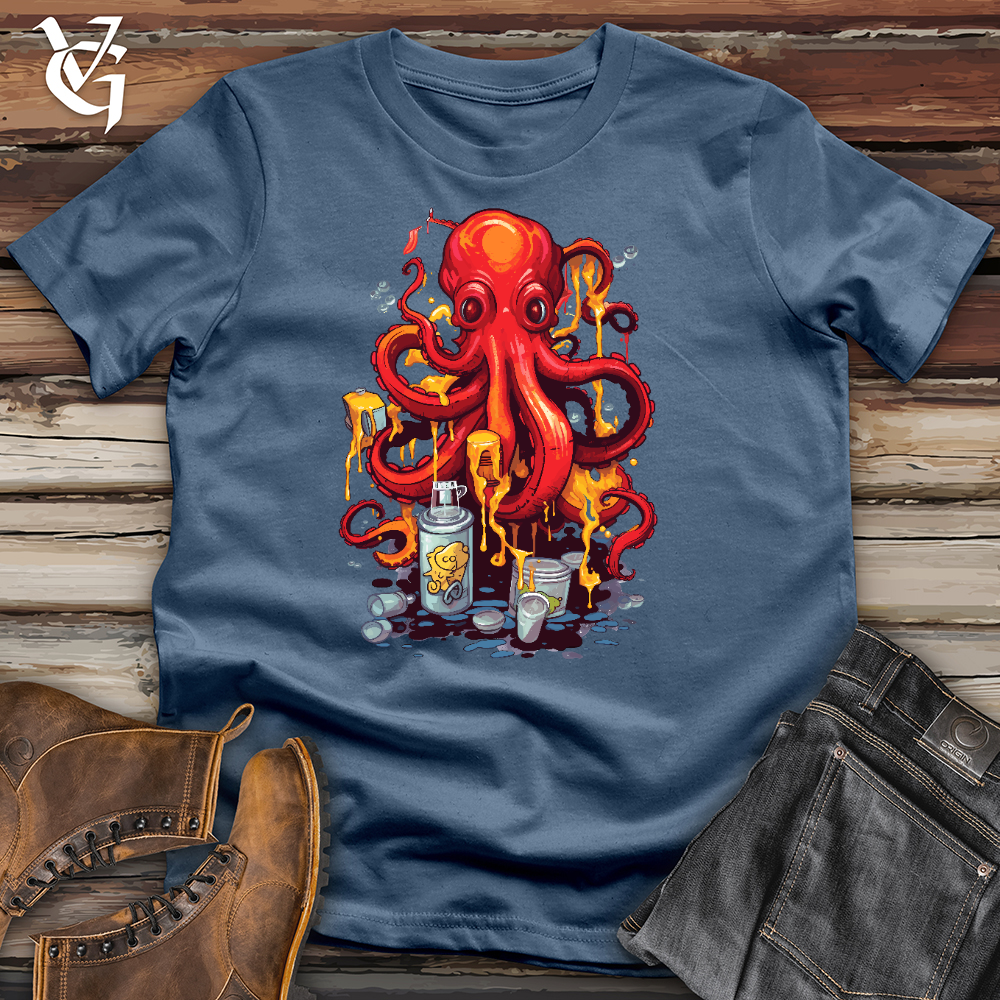 Octopus Graffiti Cotton Tee