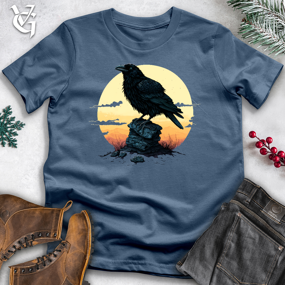 Steel Blue Raven Cotton Tee