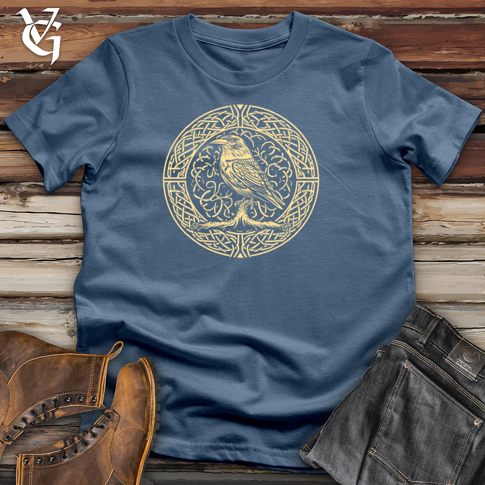 Celtic Bird Emblem Cotton Tee