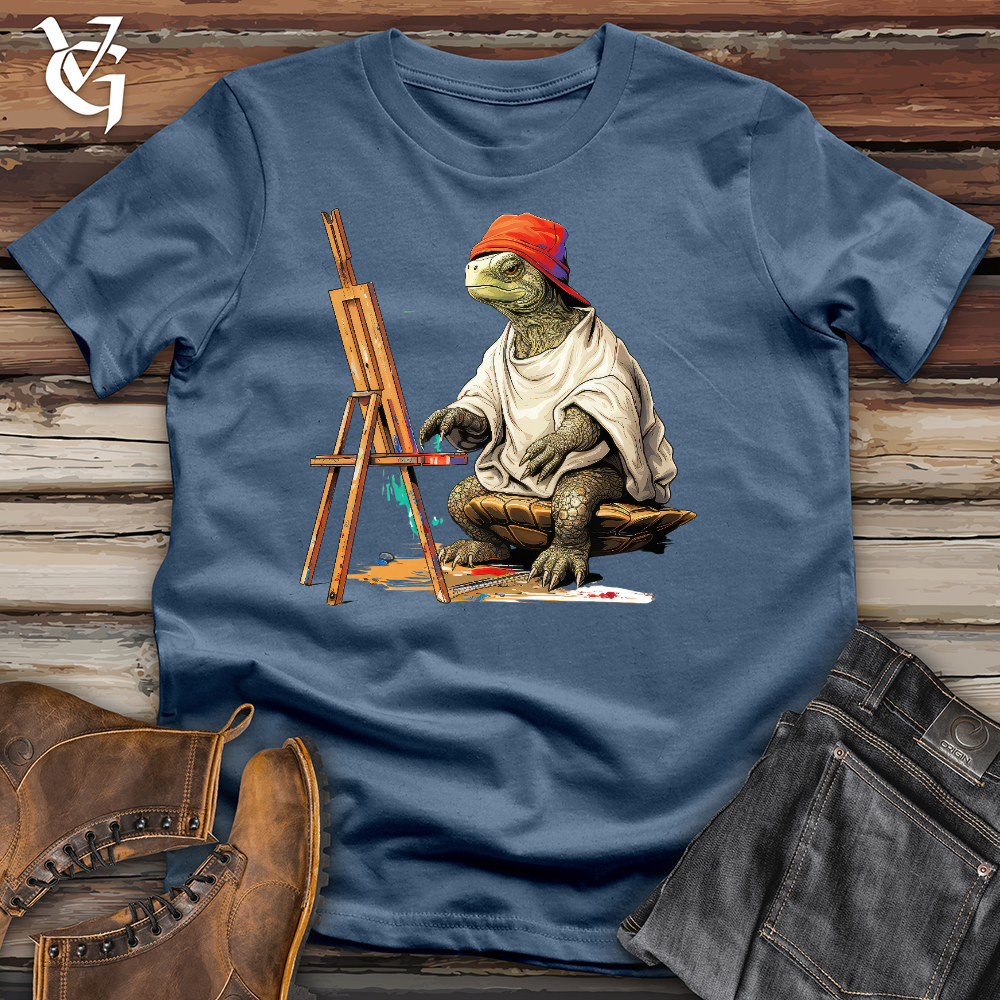Painting Turtle Cotton Tee
