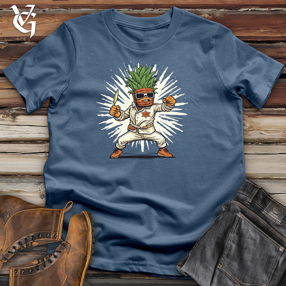 Whimsical Pineapple Valor  Cotton Tee