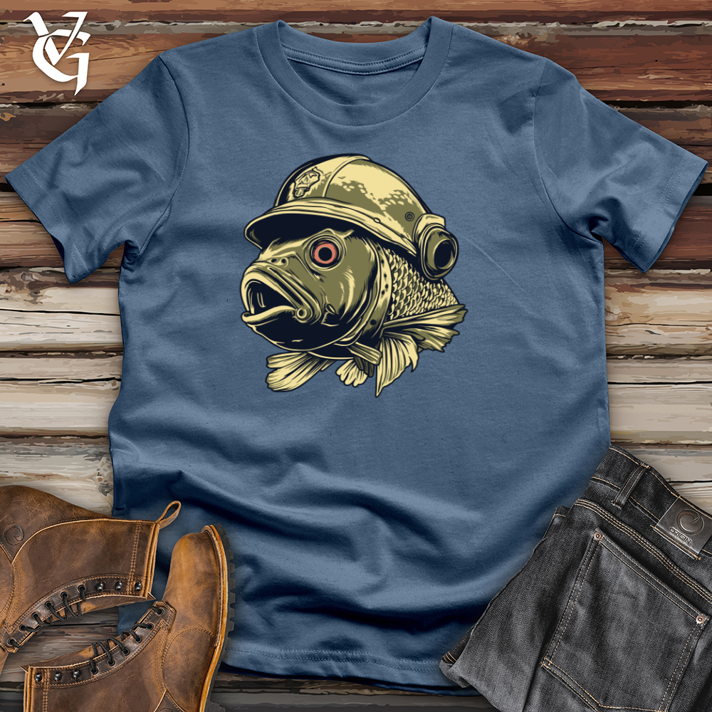 Fish Trooper Helmeted Brigade Cotton Tee