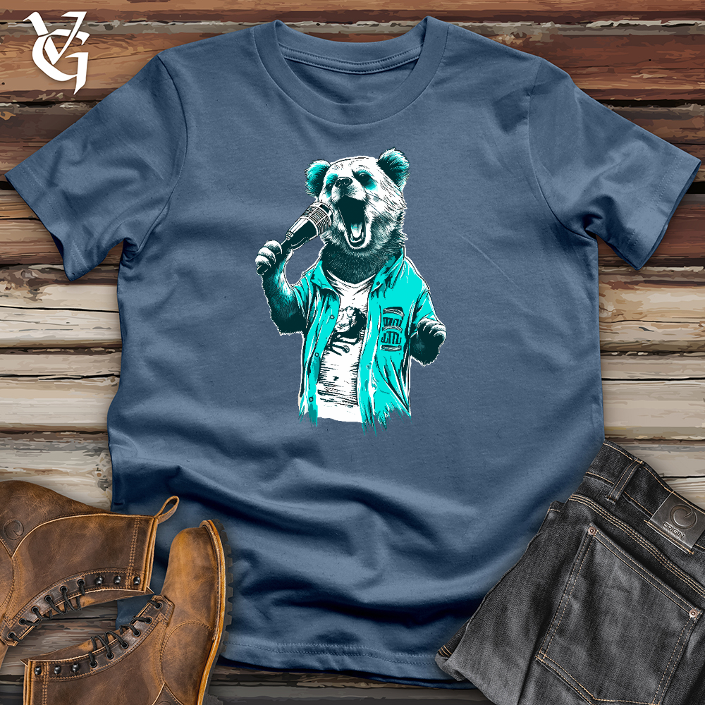 Karaoke Panda Star Cotton Tee