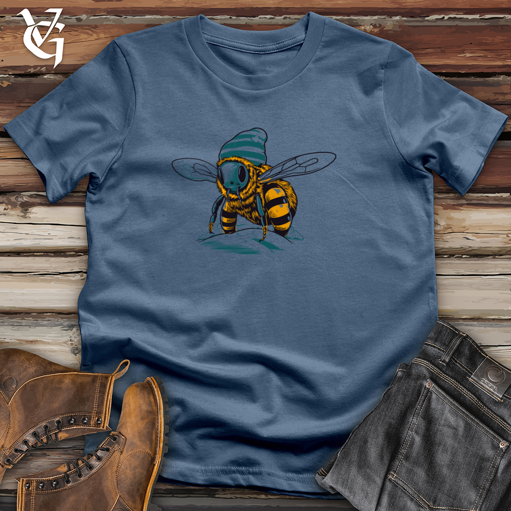 Stylish Beanie Bee Cotton Tee