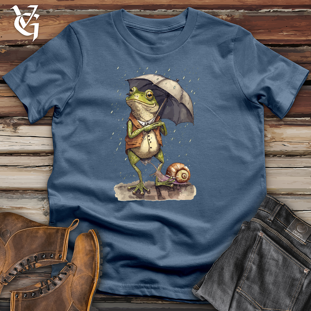 Frog In The Rain Cotton Tee